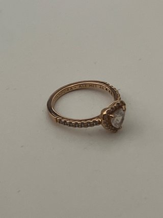 Anillo Pandora Corazón Talla 48