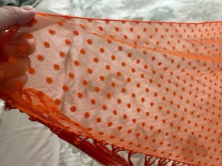 Mantoncillo Flamenca Naranja