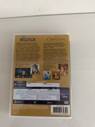 Colección 2 Películas DVD: Maléfica y Cenicienta