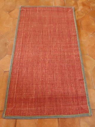 Alfombra Sisal Roja 110x62