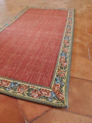 Alfombra Sisal Roja 110x62