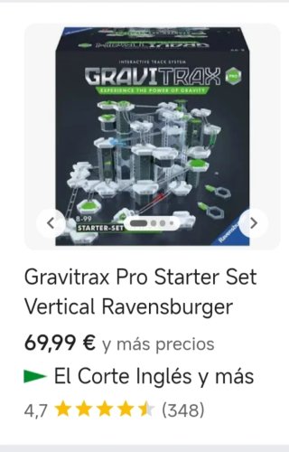 Gravitrax pista de canicas
