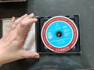 Lote 5 cajas de 4 CDs cada una de J. S. Bach