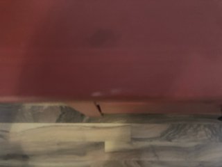 Banco Almacenaje Madera Rojo 140x41x58 cm