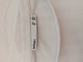 Camiseta Lefties Rayas Blanca Talla M