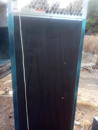 Nevera de acero sin probar