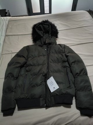 Chaqueta Parka Verde Militar Talla XXL