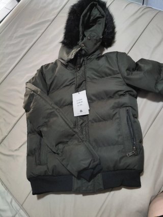 Chaqueta Parka Verde Militar Talla XXL
