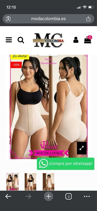 Faja Colombiana Moldeadora Beige