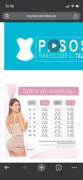 Faja Colombiana Moldeadora Beige