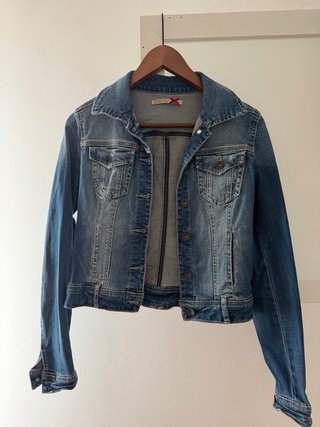 Chaqueta Vaquera Mujer Stradivarius Azul