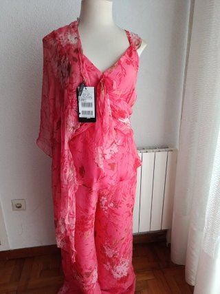 Conjunto BRUNELLA eventos rosa floral
