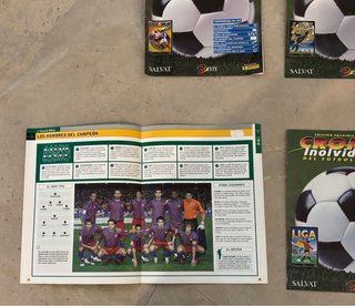 Lote 8 Álbumes Cromos Inolvidables Del Fútbol Esp.