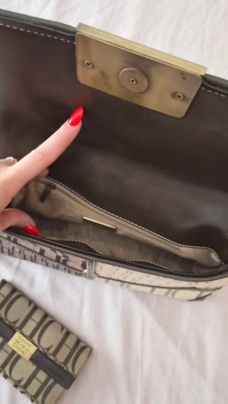Bolso Carolina Herrera CH Beige/Marrón