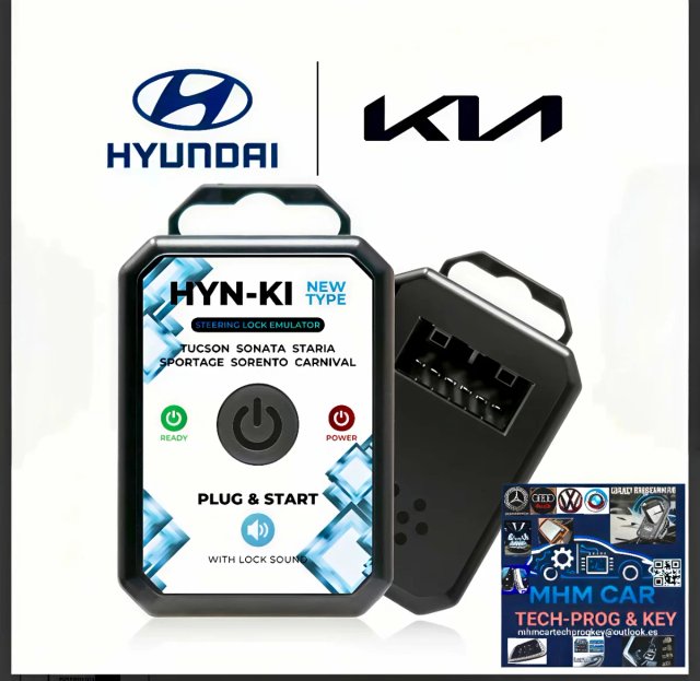 Emulador Bloqueo Dirección Hyundai Kia con sonido