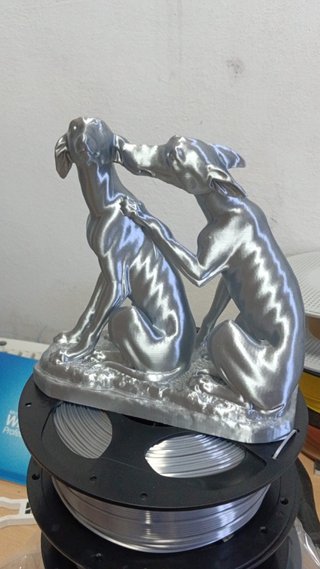 Escultura Pareja de galgos