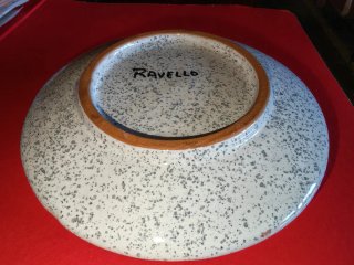 Portacandele in ceramica decorato