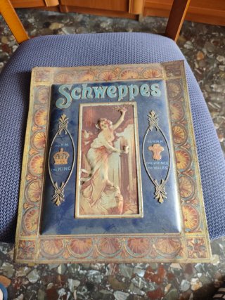Cartel Vintage Schweppes Metálico