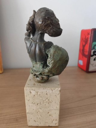 Figura de autor La Sirena bronce