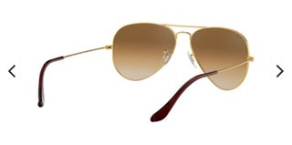 Ray-Ban RB3025 Aviator Gafas de Sol Doradas Marron
