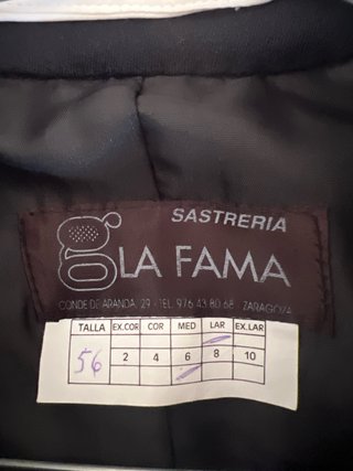 Traje de gala ET azul y dorado