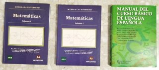 Libros acceso a la universidad mates y lengua.