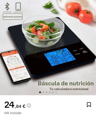 Báscula de cocina digital