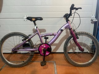Bicicleta infantil morada