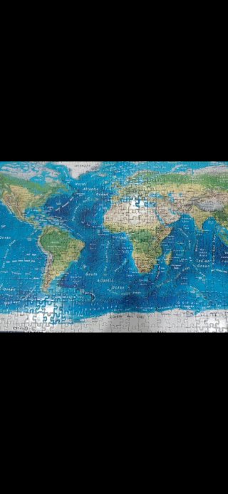 Puzzle Educa 1000 Piezas Mapa Mundo Neon