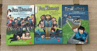Colección 3 libros juveniles Los Futbolisimos