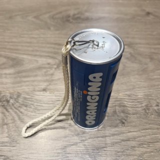 Cámara lata ORANGINA bebida francesa antigua