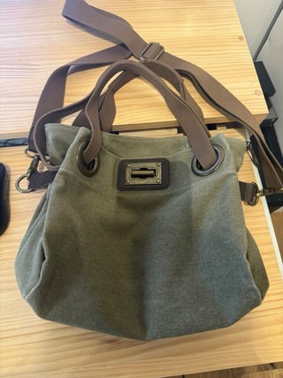 Bolso Pont-des-arts verde aceituna