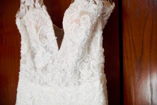 Vestido de Novia Blanco con Encaje