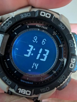 Casio Pro Trek solar Beige/Negro