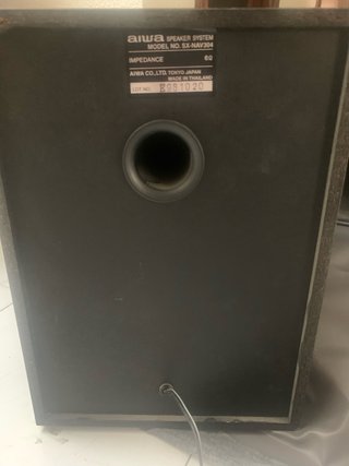 Altavoz Aiwa Negro y Marrón