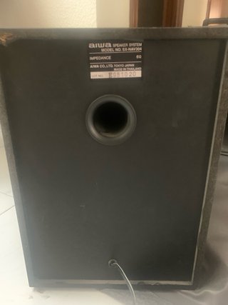 Altavoz Aiwa Negro y Marrón