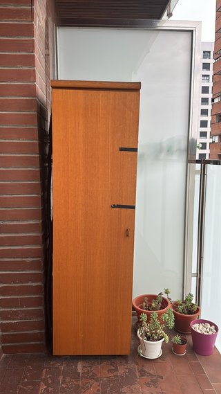 Armario exterior de madera