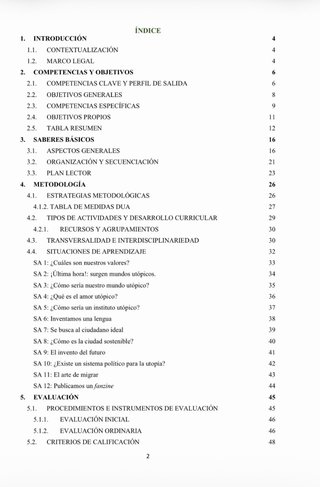 Programación Didáctica para Oposiciones Secundaria