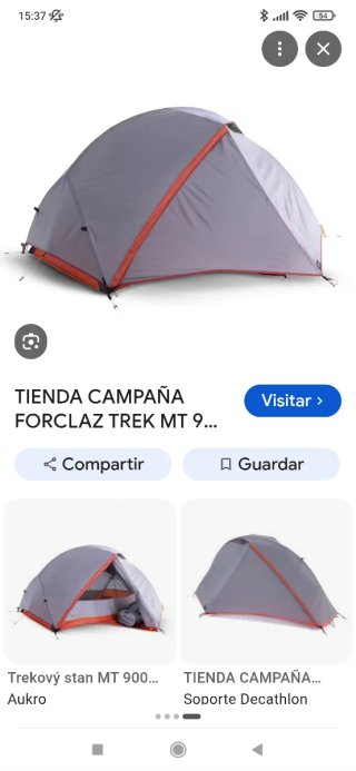 Tienda campaña Forclaz Trek MT 900