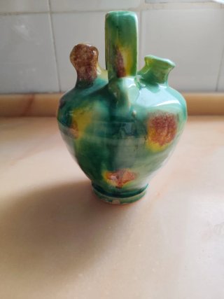 Botijo decorativo de cerámica