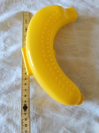 Porta banana giallo in plastica