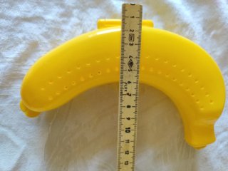 Porta banana giallo in plastica
