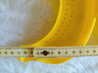 Porta banana giallo in plastica