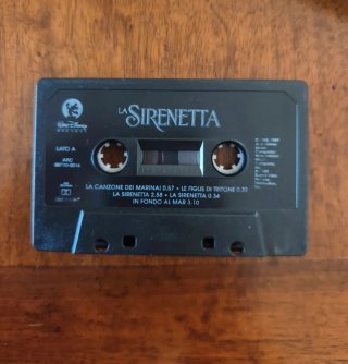 Musicassetta La Sirenetta Disney