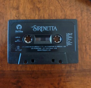 Musicassetta La Sirenetta Disney