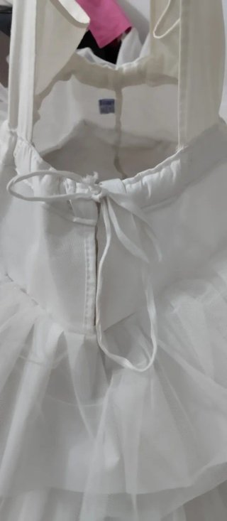 Cancán Fallera Blanco Talla 70