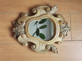 Set di 6 Specchi Vintage in Legno Multicolore