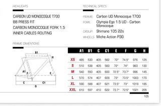 Bici Carretera Olympia EGO RS 105 Carbono [Urge]