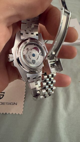 Reloj PAGANI DESIGN GMT Negro/Plata pepsi