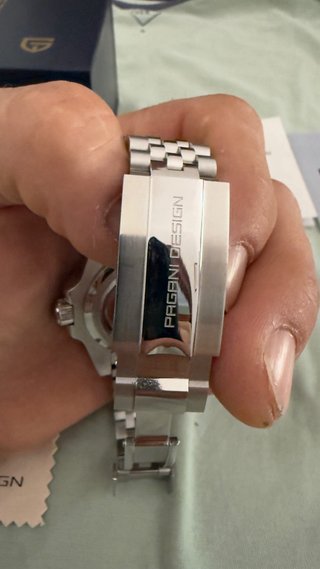 Reloj PAGANI DESIGN GMT Negro/Plata pepsi